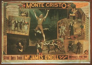 Affiche publicitaire pour M. James O