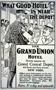 Affiche publicitaire pour le 