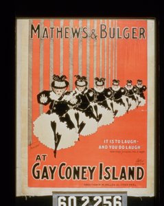 Affiche pour Mathews & Bulger à Gay Coney Island