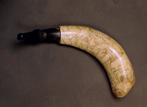 Corne à poudre, de la guerre de la Conquête - American School