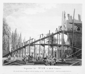 Préparation à la guerre pour défendre le commerce, 1800
