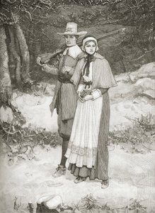 Puritains allant à l