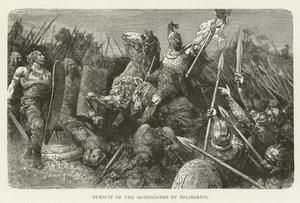 Poursuite des Ostrogoths par Bélisaire - American School