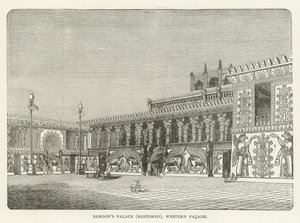 Palais de Sargon (restauré), façade ouest