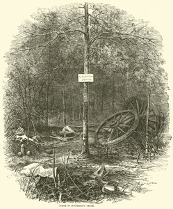 Lieu de la mort de McPherson, juillet 1864