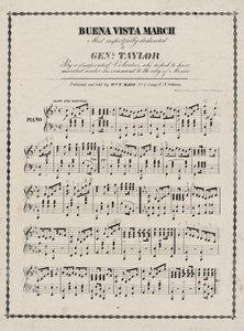 Partition musicale, Buena Vista March