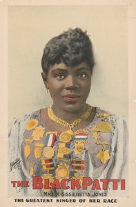 Sissieretta Jones, également connue sous le nom de « Black Patti », 1899 - American School