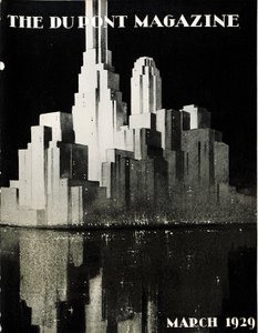Gratte-ciel, couverture du DuPont Magazine, mars 1929