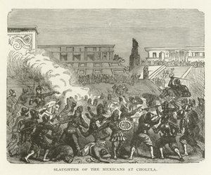 Massacre des Mexicains à Cholula - American School