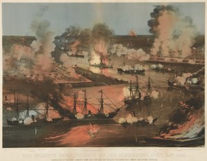 Splendide Triomphe Naval du Mississippi, pub. 1862 - American School