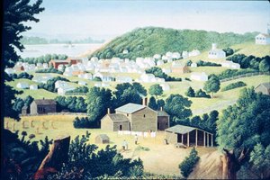 St Joseph, Missouri, maison du hors-la-loi Jesse Woodson James (1847-82) vers 1865