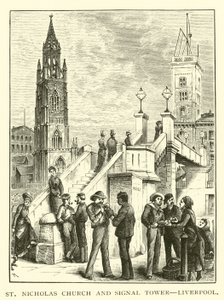 Église Saint-Nicolas et tour de signalisation, Liverpool