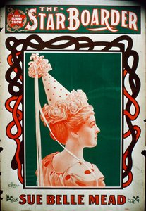Affiche de théâtre Star Boarder avec l