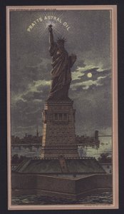 Statue de la Liberté la nuit, huile astrale Pratts