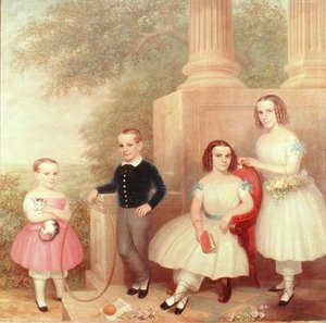Les enfants Abeel, c.1852-55