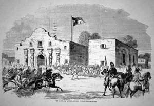 Le fort Alamo à San Antonio, QG du général fédéral Twiggs (1790-1862)