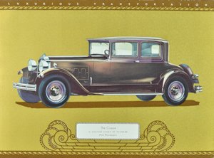 The Coupe, A Custom Eight by Packard, pub.1930 (litho couleur) - American School