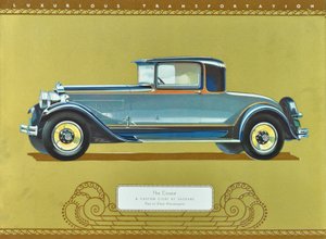 The Coupe, A Custom Eight by Packard, pub.1930 (litho couleur) - American School