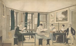 La classe de dessin, 1810-13
