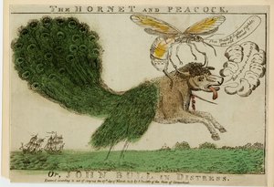 Le frelon et le paon, ou John Bull en détresse - American School