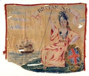 Le drapeau de Louisbourg Britannia, 1745
