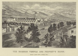 Le Temple Mormon et le Bloc des Prophètes - American School