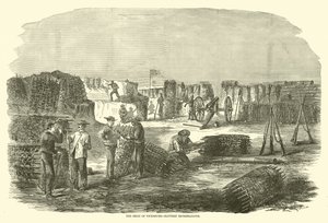 Le siège de Vicksburg, batterie Hickenlooper, juin 1863 - American School