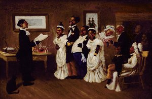 Le mariage, vers 1850