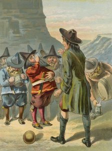 Le fût est percé et la liqueur coule - American School