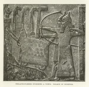 Tiglath-Pileser prenant d