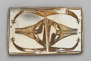 Carreau, fabriqué à Mesa, Arizona par le peuple Hopi