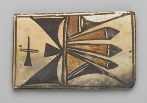 Carreau, fabriqué à Mesa, Arizona par le peuple Hopi