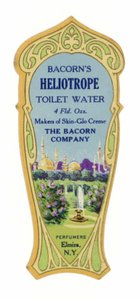 Étiquette Eau de Toilette, Héliotrope