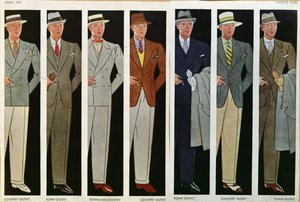 Tenues de ville et de campagne, de Vanity Fair, avril 1931 - American School