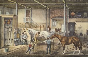 Courses de Trot à Domicile, Une Écurie Modèle - American School