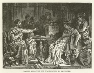 Ulysse racontant ses errances à Pénélope - American School