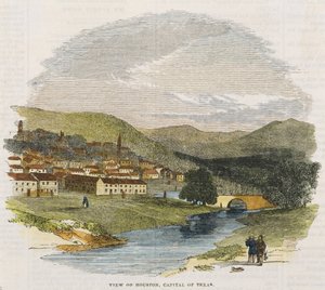 Vue de Houston, capitale du Texas, c. 1852