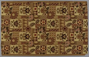 Papier peint, motif, ca. 1885 - American School