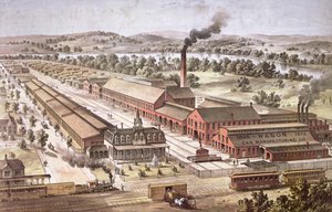 Fabricants de wagons de chemin de fer Wason, Springfield, Massachusetts
