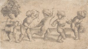 Cinq putti dansants