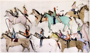 Fin de la bataille, vers 1900