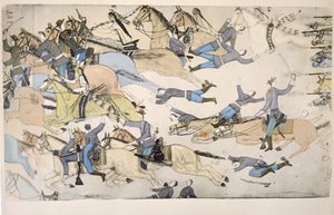 Retraite du commandement du Major Marcus Reno