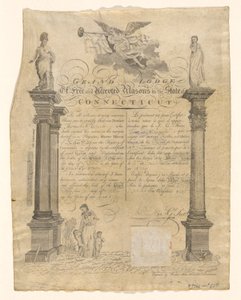 Certificat Maçonnique - Amos Doolittle
