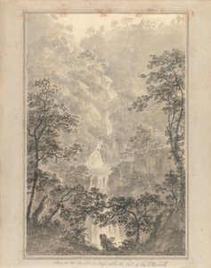 Vues en Angleterre, Écosse et Pays de Galles : Auberge au pont du Diable, avec la chute du Mynach - Amos Green