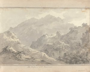 Vues en Angleterre, Écosse et Pays de Galles : Tour en Écosse ; Les Trossachs, avec Benvenue