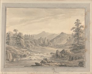 Vues en Angleterre, Écosse et Pays de Galles : Vue sur le Brathay près de Clappensgate - Amos Green