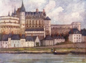 Amboise depuis la Loire