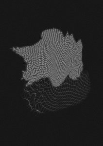 Grille ondulée abstraite