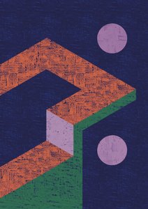 Illusion géométrique moderne - Amy Louise Baker