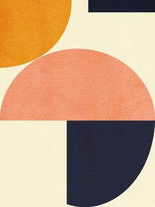 Rainbow Plus Shapes  Bleu moutarde 2 - Ana Rut Bre